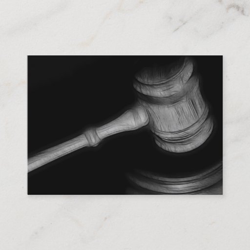 Customizable Attorney At Law Business Card