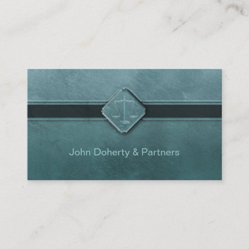 Customizable ATTORNEY AT LAW - Business Card