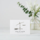 Attorney at Law Business Card (Standing Front)