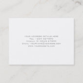 Attorney at Law Business Card (Back)