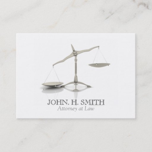 Customizable Attorney at Law Business Card