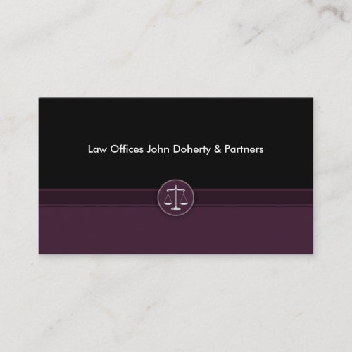 Attorney at Law - Business Card