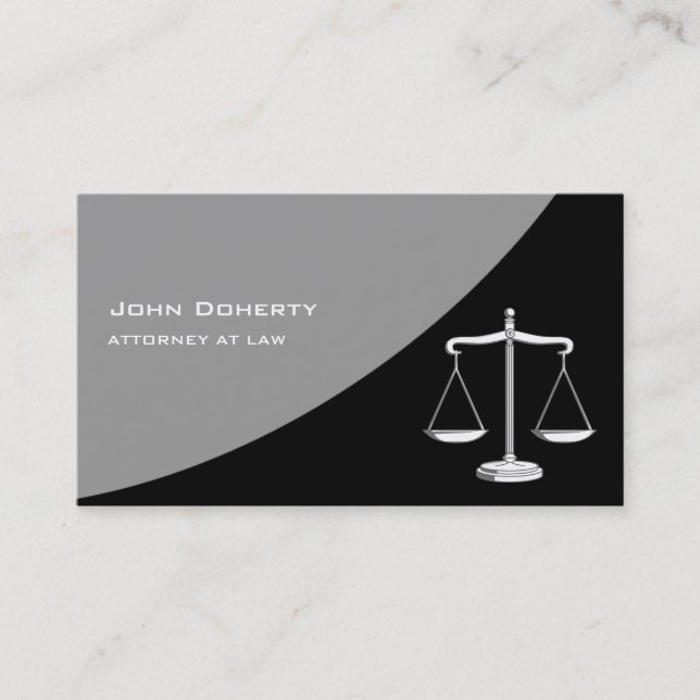 ATTORNEY AT LAW BUSINESS CARD (Front)