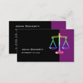 ATTORNEY AT LAW - Business Card (Front/Back)