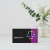 ATTORNEY AT LAW - Business Card (Standing Front)