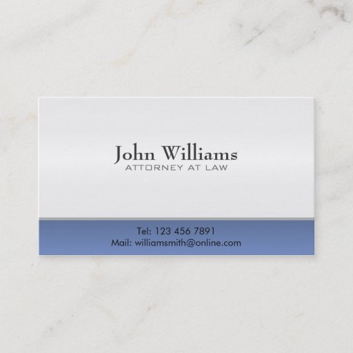 Customizable Attorney at Law - Business Cards
