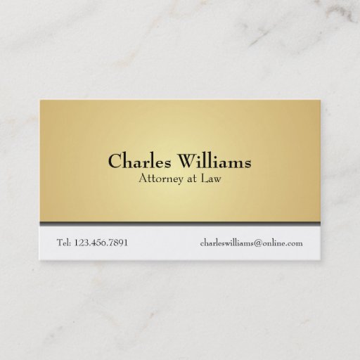 Customizable Attorney at Law - Business Cards