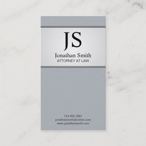 Customizable Attorney at Law - Business Cards