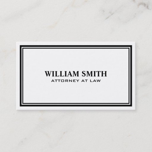 Customizable Attorney at Law - Business Cards