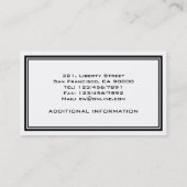 Attorney at Law - Business Cards (Back)