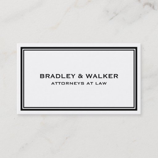 Customizable Attorney at Law - Business Cards