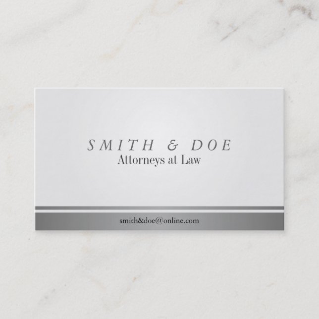 Attorney at Law - Business Cards (Front)