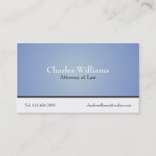 Customizable Attorney at Law - Business Cards