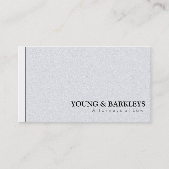 Attorney at Law - Business Cards (Front)