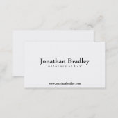 Attorney at Law - Business Cards (Front/Back)