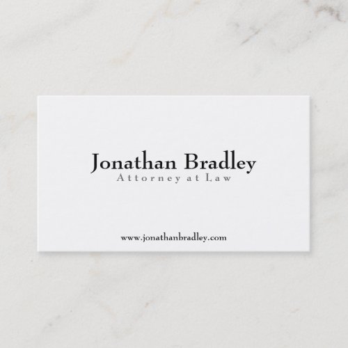 Attorney at Law - Business Cards