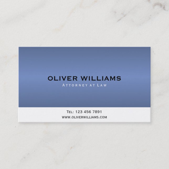 Attorney at Law - Business Cards (Front)