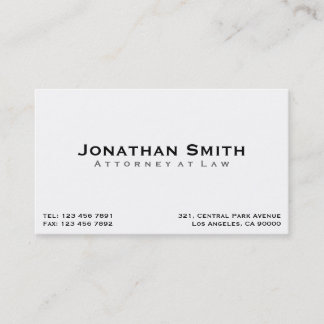 Attorney at Law - Business Cards