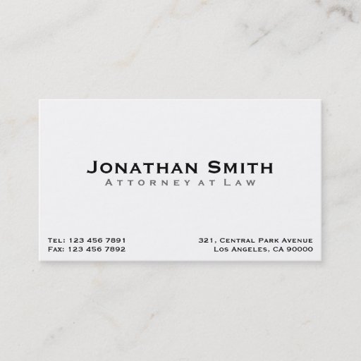 Customizable Attorney at Law - Business Cards