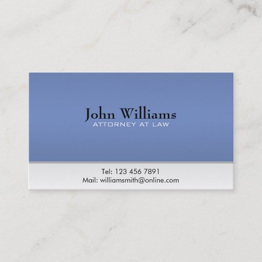 Customizable Attorney at Law - Business Cards