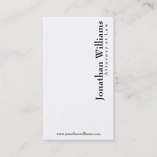 Customizable Attorney at Law - Business Cards