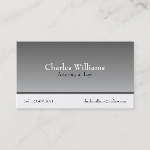 Customizable Attorney at Law - Business Cards