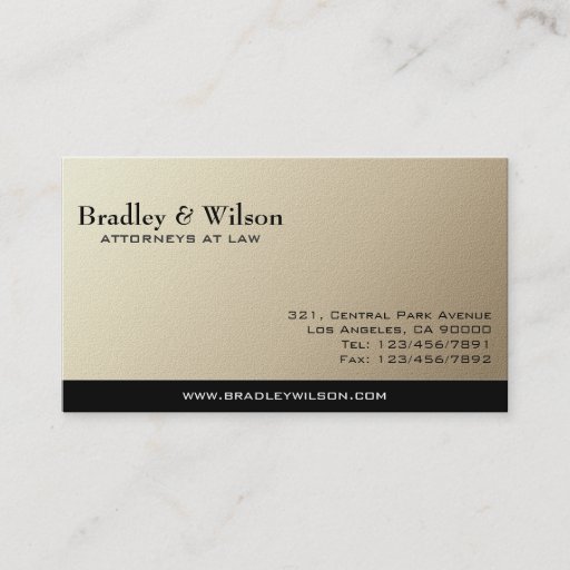 Customizable Attorney at Law - Business Cards