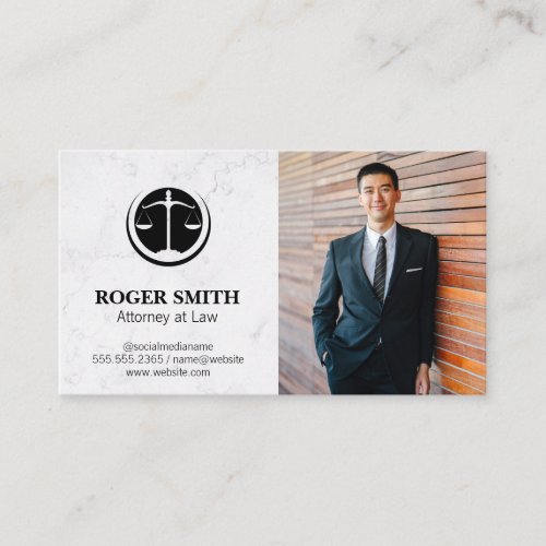 Attorney at Law  Business School Business Card