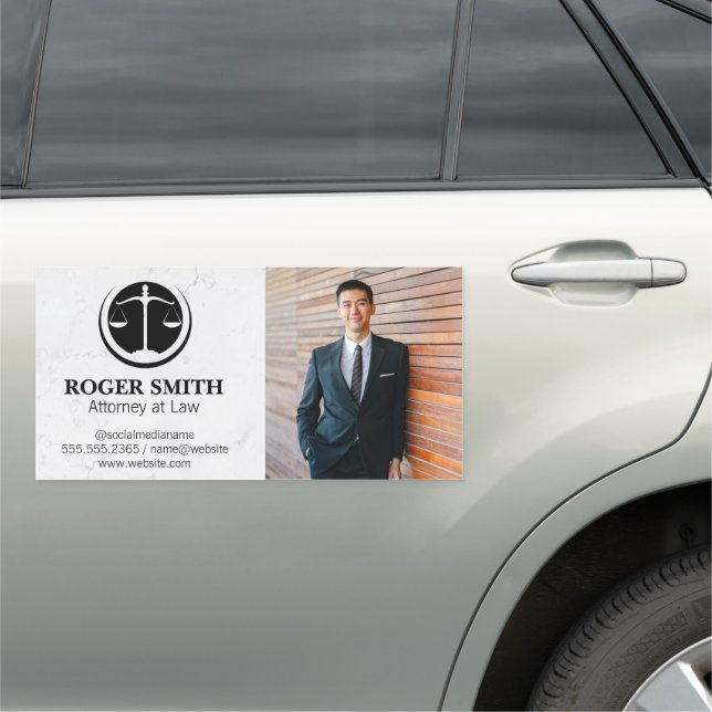 Attorney at Law | Business School Car Magnet (In Situ)