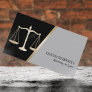 Attorney at Law Classic Black & Gold Lawyer Business Card