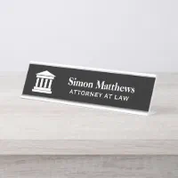 Desk Nameplate, Home Decor, order Personalized Business Card Holder, Metal Art, Secretary, Receptionist