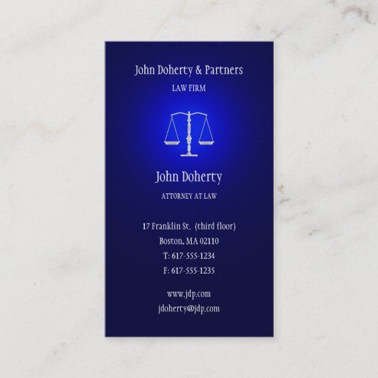 Law Enforcement Business Cards