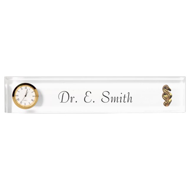Attorney at Law Desk Name Plate (Front)