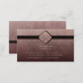 ATTORNEY AT LAW | Elegant Business Card (Front/Back)