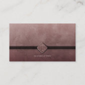 ATTORNEY AT LAW | Elegant Business Card (Back)