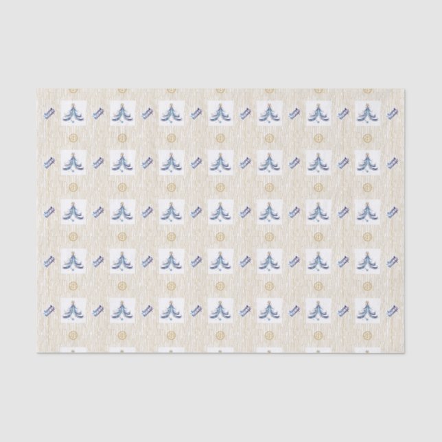Attorney at Law - Elegant Christmas Tree Tissue Paper (Front)