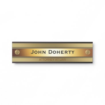 ATTORNEY AT LAW | elegant gold Door Sign ATTORNEY AT LAW | elegant gold Door Sign