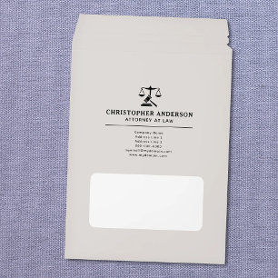 Attorney at Law Envelope Mailers