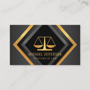 Attorney at Law - Geometry Business Card