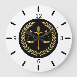 Attorney at Law Large Clock