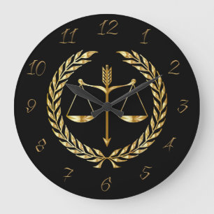 Attorney at Law Large Clock