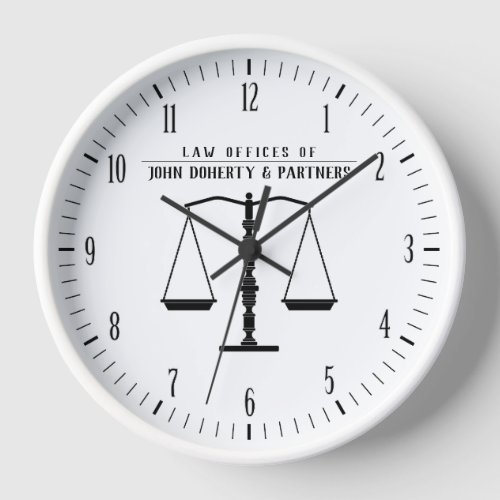 Attorney at Law  Law Office Clock