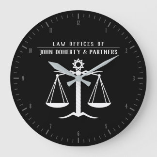 Attorney at Law | Law Office Large Clock