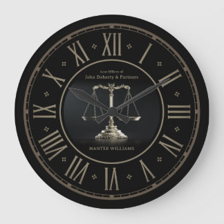 Attorney at Law | Law Office Large Clock