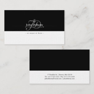 Attorney at Law Lawyer Business Card
