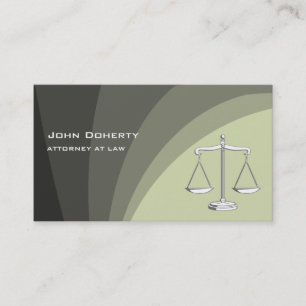 ATTORNEY AT LAW   Lawyer Business Card