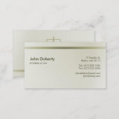 ATTORNEY AT LAW | Lawyer Business Card (Front/Back)
