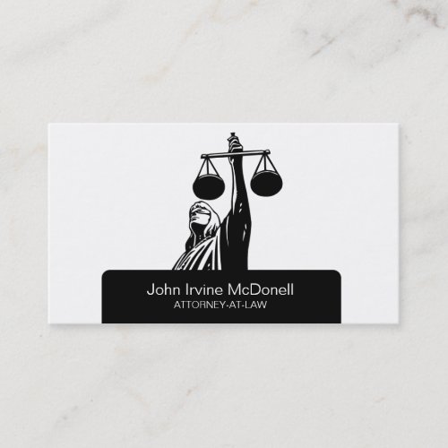 Attorney-at-Law / Lawyer Elegant Professional Business Cards