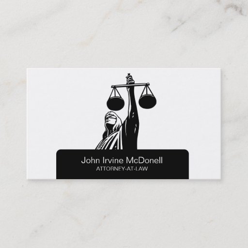 Customizable Attorney-at-Law / Lawyer Elegant Professional Business Cards