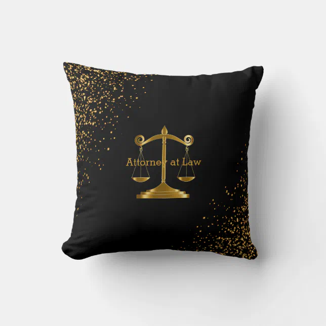Attorney at Law Lawyer Throw Pillow Zazzle